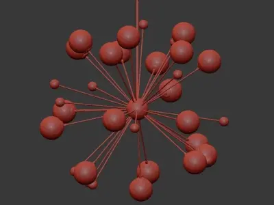 Magic Circus Sputnik Chandeliers 3D model