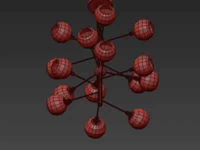 Penpoint Chandelier 3D model