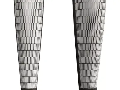 Hilliard Tusk Sconce 3D model