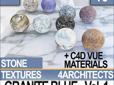 Granite Blue and Materials Vol 1 Texture