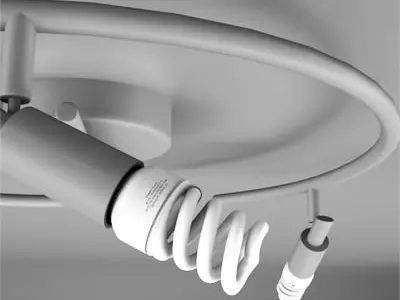 Lamp living 3D model