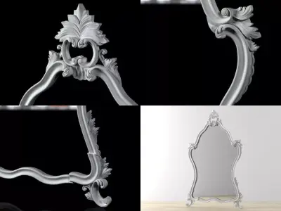 8518SP mirror 3D model