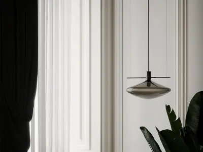 FLUID PENDANT By Wonderglass 3D model