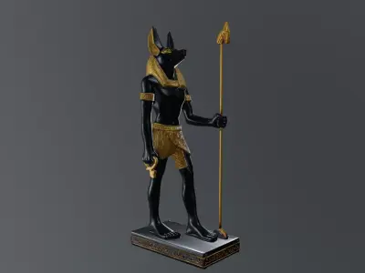 ancient egypt prop bundle Low-poly 3D model