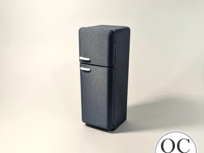 Dollhouse Fridge  - Model Kitchen - 1 12 Scale Doll Accessories 3D print model