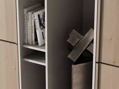 262 cabinet furniture 12 modular wardrobe cupboard 08 3D model