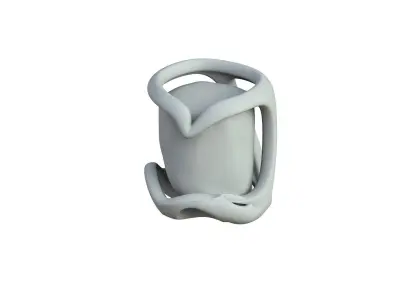 SciFi Shape Object Low Poly 113 Low-poly 3D model