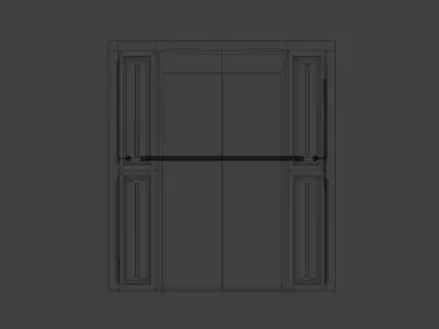 Elevator Low-poly 3D model