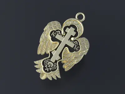 Orthodox cross cnc model or  3D print model purchase