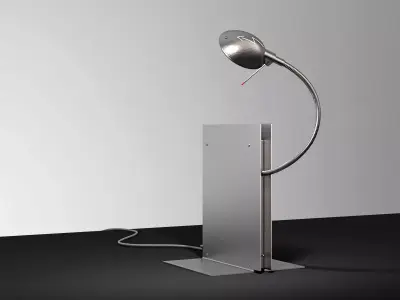 Oscar table lamp with light 3D model
