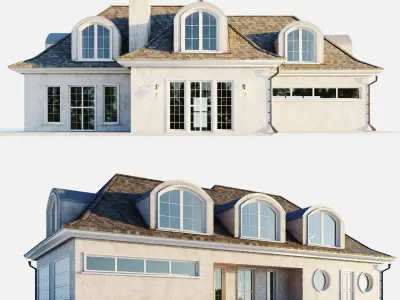 Country Style Cottage  3D model