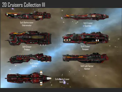 2D Cruisers Collection III Texture