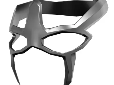 The Hero Fantasy Mask Low-poly 3D model