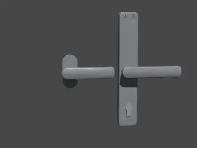 Modular windows Low-poly 3D model