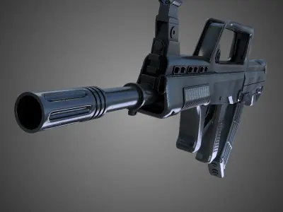 QBZ-95 Assault rifle Hi-Res 3D model
