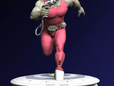 ANDROID OTHO MALA Captain Future Capitaine Flam 3D model