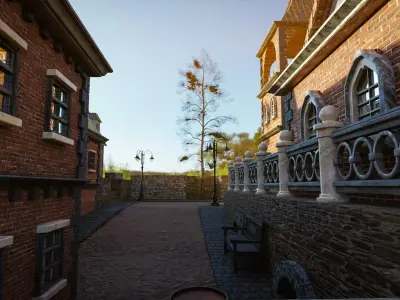 building pack Game-Ready Low-poly 3D model