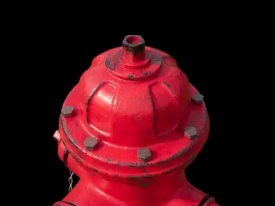Fire hydrant 3d model Free low-poly 3D model