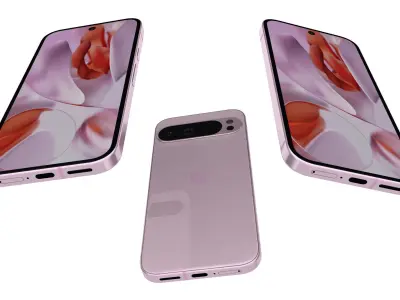 Google Pixel 9 Pro Light Pink 3D model