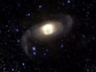 Seyfert Galaxy 3D model