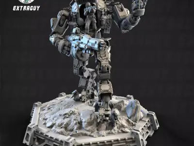 Giant Omnibus Poseable 100mm 3D print model