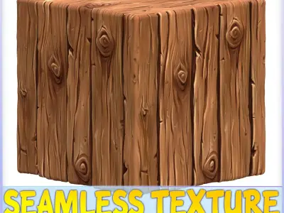 Stylized Wood Floor Seamless Texture Texture 12