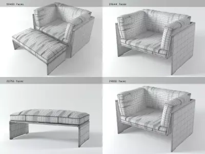 Slim Line DDC set 3D model