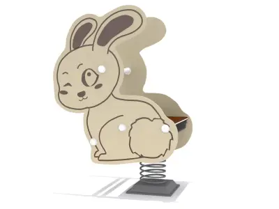 Playground - Rabbit Rider Low-poly 3D model