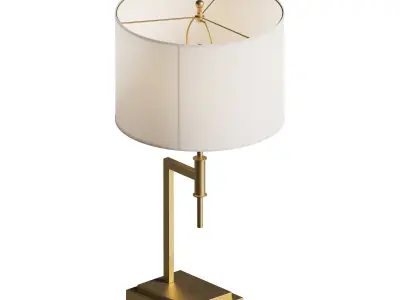 Pottery Barn Atticus Metal Table Lamp 3D model