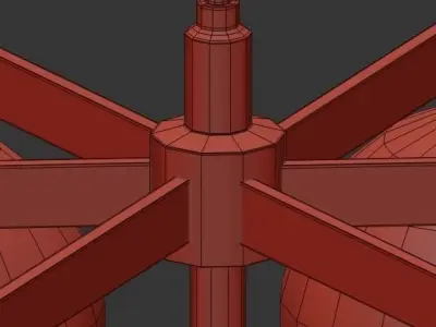 large leaves 3D model