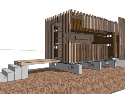 Creative Design-Holiday Cabin-010 3D model
