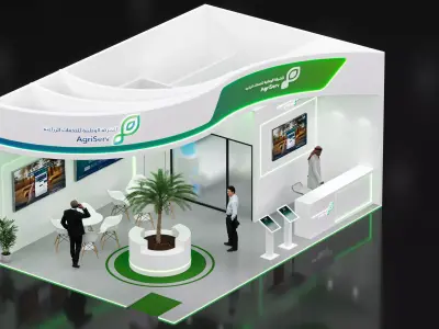 booth 9x6 3D model