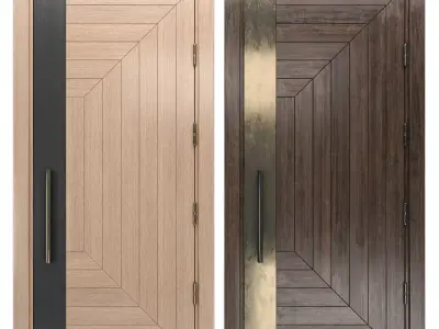 CROSSROADS DOOR Low-poly 3D model