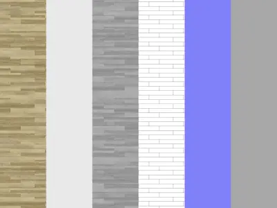 Parquet - Laminate - Wooden floor 3D model 16