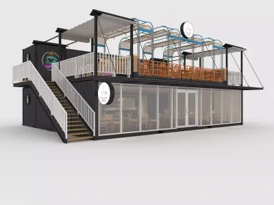 Container Cafe 16 3D model