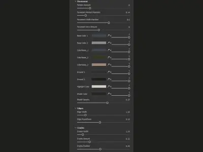 Stylized Pavement Substance material and textures Texture