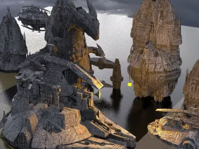 Jupiter alien Deity Collection  3D model