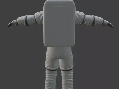 SPACESUIT Astronaut EMU SAFER 3D model 3D model