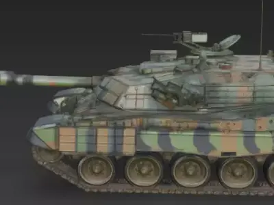 Battle Tank 3D print model 3D print model