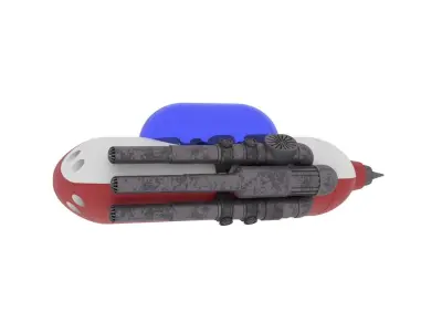 A1 Landspeeder Small 1-6 scale Hottoys 3D print model