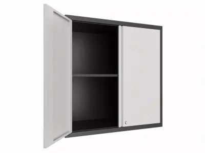 Metal Garage Wall Storage Cabinet with Lock 3D model