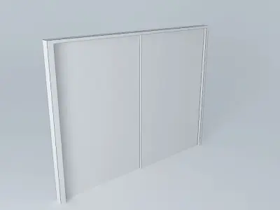 Fire exit door 3D model