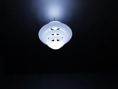 Hanging light Low-poly 3D model