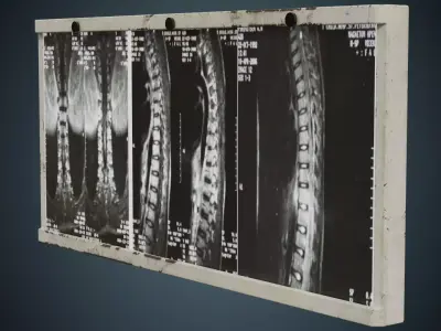 Lightbox 1B Low-poly 3D model