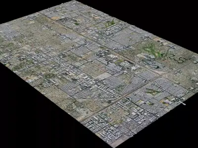 Mesa - USA 3D model