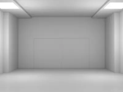 Modern Empty Tunnel 3D model