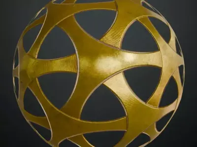 Golden Metal Grill Transparent PBR Seamless Texture order