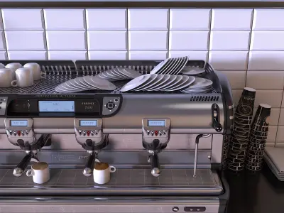 FRANKE T600 4 and Polar Fridges and Dasifreres 3D model