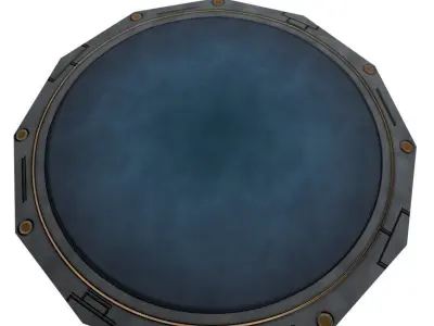 Teleporter Pad Low-poly 3D model