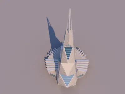 0149 - Future Skyscraper 3D model